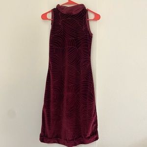 Maroon dress